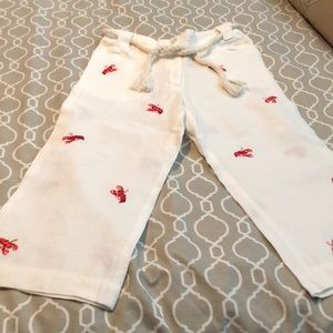Girls linen pants
